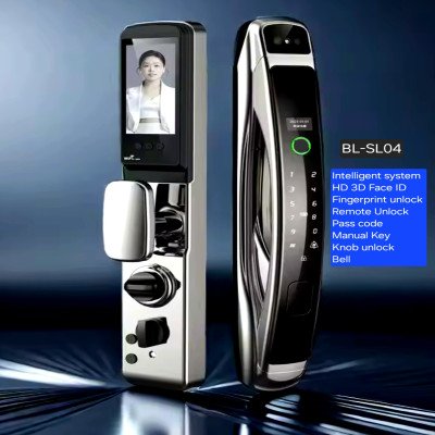BL-SL04 HD Intelligent 3D Face ID Smart handle Pro plus